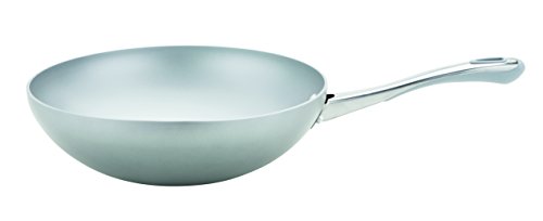 PRESTIGE Prism Aluminium 28 cm Wok, Aluminium, Silber, 28 cm, 13232 von Prestige