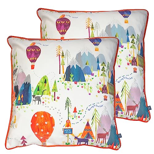 Prestigious Textiles Away We Go Kids Feather Filled Cushion - Twin Pack von Prestigious Textiles