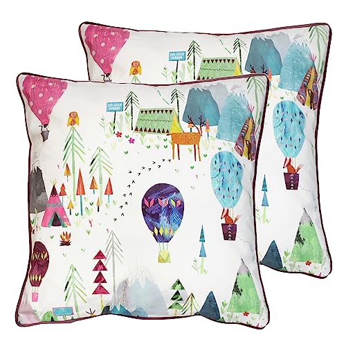 Prestigious Textiles Away We Go Kids Polyester Filled Cushion - Twin Pack von Prestigious Textiles
