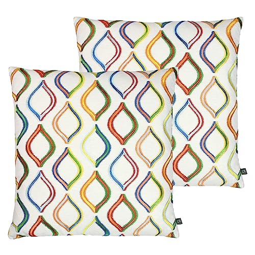 Prestigious Textiles Spinning Top Polyester Filled Cushions Twin Pack von Prestigious Textiles