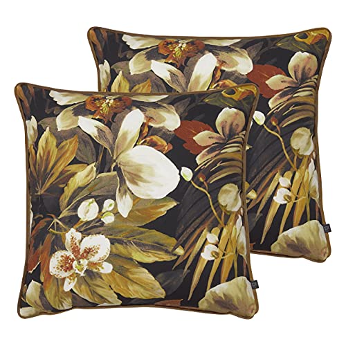 Prestigious Textiles Moorea Twin Pack-Polyester gefüllte Kissen, Papaya, 55 x 55cm, 2 von Prestigious Textiles