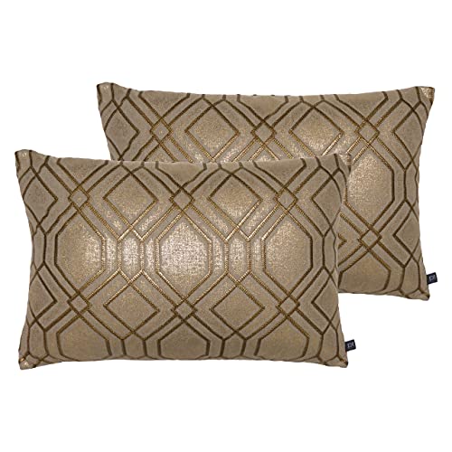 Prestigious Textiles Othello Twin Pack-Polyester gefüllte Kissen, Sienna, 40 x 60cm, 2 von Prestigious Textiles