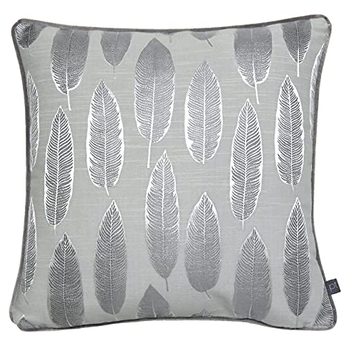 Prestigious Textiles Quill Kissenbezug, Samt Polyester, Silber, 43 x 43cm Prestigious Textiles Quill Kissenbezug, Samt Polyester, Silber, 43 x 43cm von Prestigious Textiles