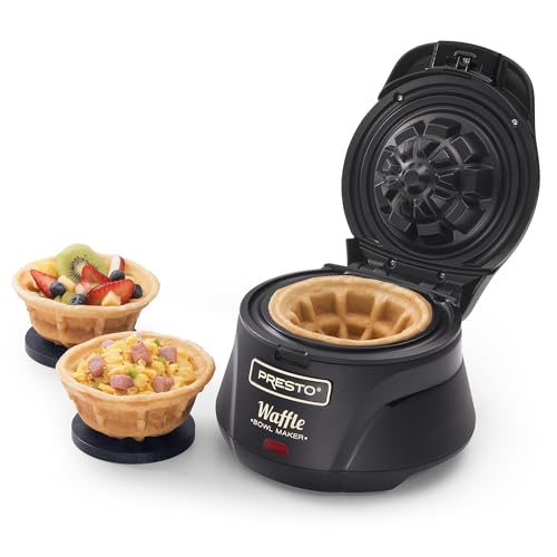 Presto 03500 Belgische Schüssel Waffle Maker, schwarz von Presto