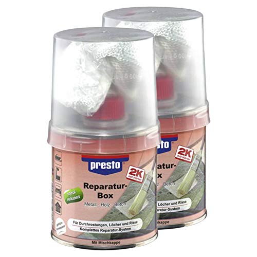 Presto 2X 600511 REPARATURBOX POLYESTERHARZ HÄRTER GLASFASER VLIES GEWEBE 1000 g Presto 2X 600511 REPARATURBOX POLYESTERHARZ HÄRTER GLASFASER VLIES GEWEBE 1000 g von Presto