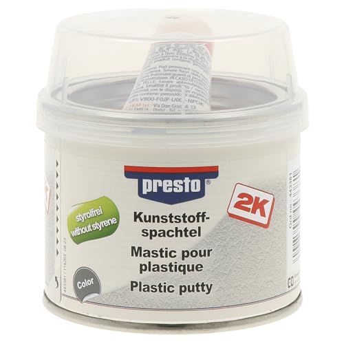 presto 443381 styrolfrei 250 g Kunststoffspachtel 250g, schwarz von Presto
