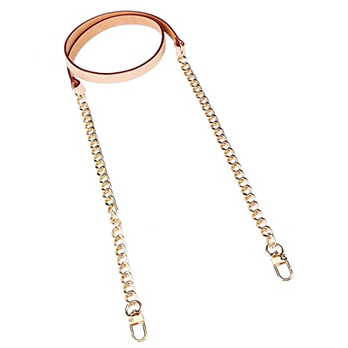 Pretfy 1 -pC -Leder Leder Umhängetasche Griff, Weiches DIY Handtaschenzubehör, in Zwei Farben Erhältlich (Silber) von Pretfy