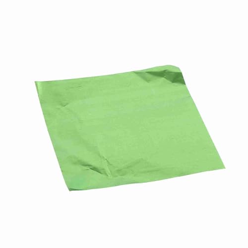 Pretfy 100pcs/Lot Square Candy Sweets Chocoly Lolly Foil Wrapper, Süßwaren 3 "x 3" Multicolors (Grün) von Pretfy