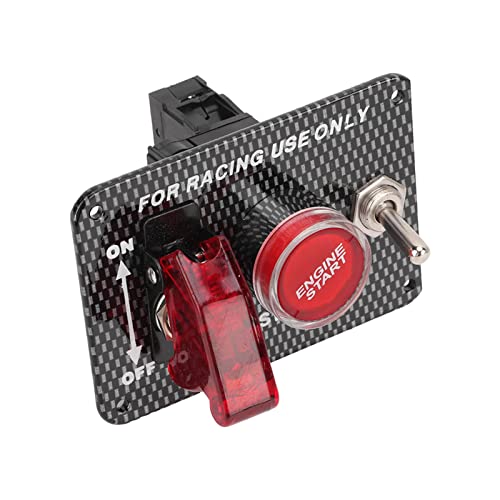 Pretfy 12 V Universal Carbon Faser Advanced Teil Engine Toggle Panel Style Switch Aluminium -Druck für Legierung - Prämienqualität und Einfache Installation von Pretfy