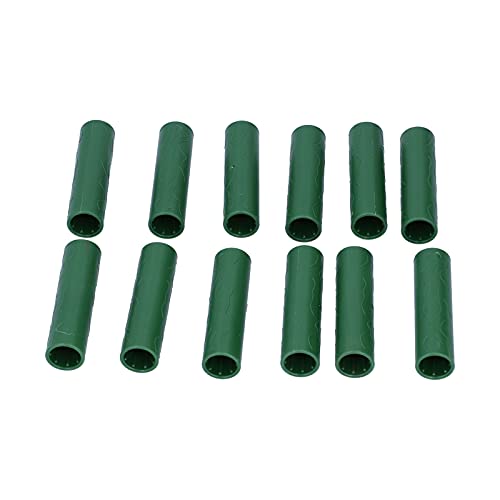 Pretfy 12 -pcs Gartenpfahl Anschluss Rohrreben Kletteranlage Stützanschlüsse - Einstellbar und Wiederverwendbar (Innendurchmesser 16 mm Verbindungsrohr) von Pretfy