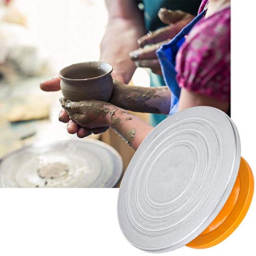 Pretfy 12in Silber Round Skulpting Wheel - Modell Zum Plattenspieler für Keramik- und Keramikwerkzeuge Machen Pretfy 12in Silber Round Skulpting Wheel - Modell Zum Plattenspieler für Keramik- und Keramikwerkzeuge Machen von Pretfy