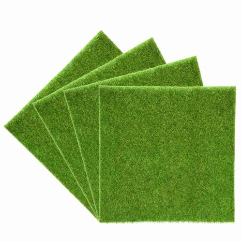 Pretfy 2 Größen Synthetische Künstliche Grasmattenrasen für Rasen, Garten, Mikrolandschaft und Wohnkultur (30 * 30 cm) von Pretfy
