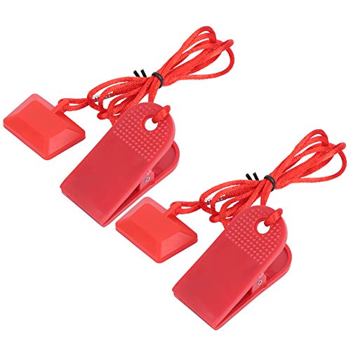 Pretfy 2pcs Laufende Maschinen Sicherheitsschalter Schloss Magnetschlüssel, Universeller Zubehör Square Safety Clamp/Holder von Pretfy