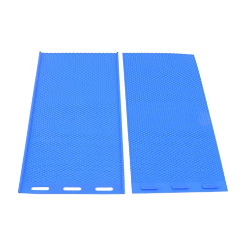 Pretfy 2pcs Silikonbienenwachsblech -Form, Weiche Presseformwerkzeuge, Bienenwachs -Embosser Maschine für die Bienenzucht von Pretfy