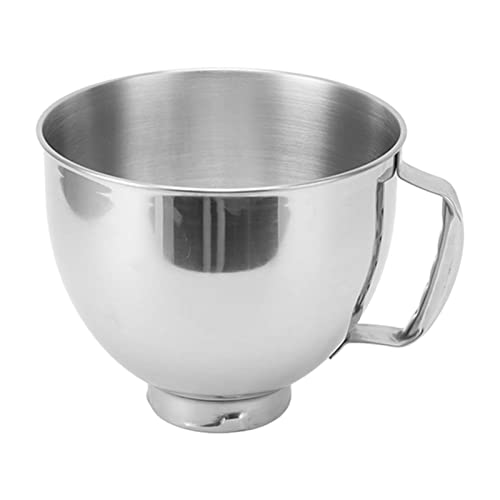 Pretfy 304 Edelstahl -Ersatz für Fortschrittliche Geräte Robust 5qt mit Einfachem Mischen des Handwerks für die Artisan Cassic Bowl Klassischen Mixer - Premium Qualität und Einfach Instal von Pretfy