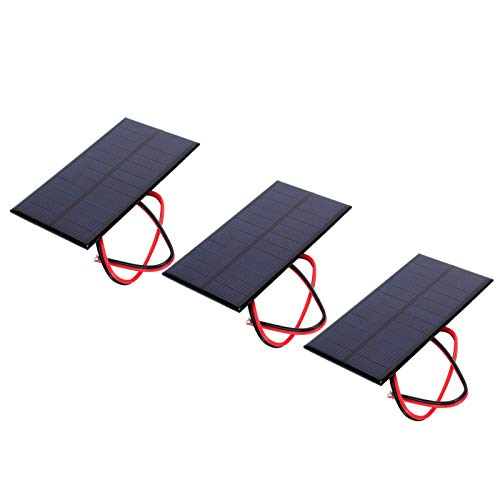 Pretfy 3pcs DC 6V Multifunktionale Lösung mit 1W Ladegerät Spielzeug Silizium Telefon 30 Cm Taschenlampe Kabel Polysiliconzelle Polykristalline von Pretfy