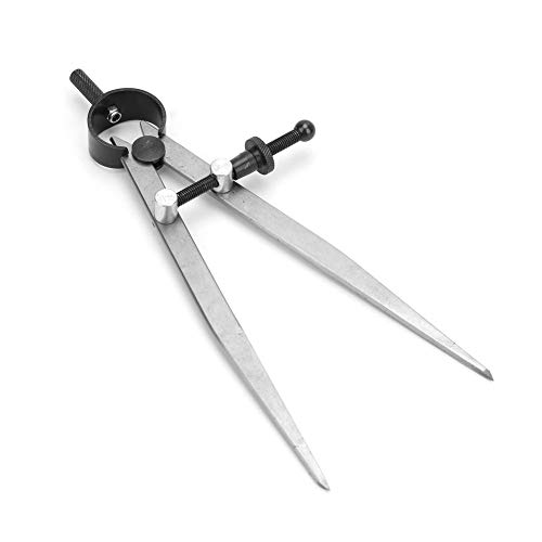 Pretfy 45# Stahlleder -Bastelflügel -Teilerkompass, Frühlingsteiler mit Gelösten Beinen (150 mm) von Pretfy