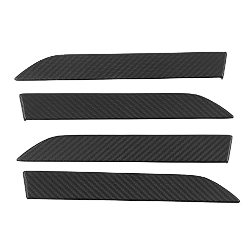 Pretfy 4PCS-Auto-Türgriff Aufkleber, Trockener Kohlefaserabdeckungsverkleidung, Passend für 2016-2021 (Matt) von Pretfy