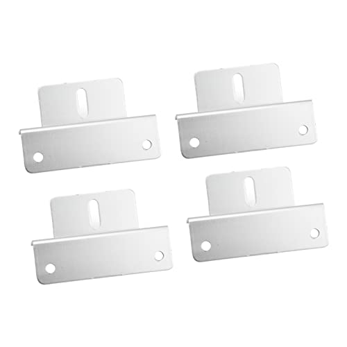 Pretfy 4PCS Solar Panel Z Bracket Kit für Außergewöhnliche Wohnmobil-, Yacht- und Flachdach-Installation von Pretfy