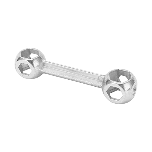 Pretfy 6-15 Mm 10-in-1 Tragbarer Fahrradschlüssel, Rostfester Sechskantknochenschlüssel für die Reparatur des Fahrrads von Pretfy