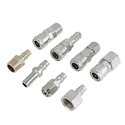 Pretfy 8PCS 1/2 Pneumatischer Luftkompressorschlauch Schnellkuppler -Stecker -Steckdosenanschluss für Maschinenbau? Pretfy 8PCS 1/2 Pneumatischer Luftkompressorschlauch Schnellkuppler -Stecker -Steckdosenanschluss für Maschinenbau? von Pretfy