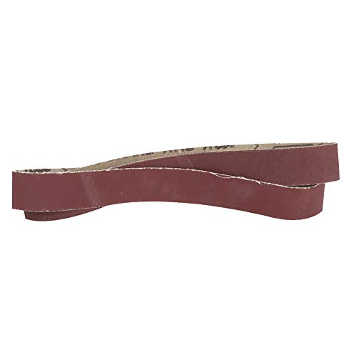 Pretfy Aluminiumoxid -Schleifen -Schleifenpolierbänder Set 533 * 30, 1000# Flates Anschluss Zum Schleifen (1000# Stufe Verbindung) von Pretfy