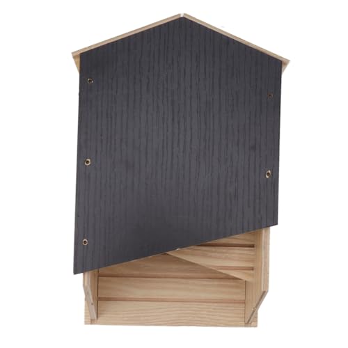 Pretfy Bat House Kit Doppelkammer Holz Wasserdichte Winddichte Fledermaus -Fledermaus - Schachtel für Garten Im Freien Im Freien Pretfy Bat House Kit Doppelkammer Holz Wasserdichte Winddichte Fledermaus -Fledermaus - Schachtel für Garten Im Freien Im Freien von Pretfy