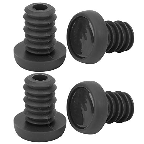 Pretfy Bike -Lenker Robuster Kit -Stecker Zubehör Berggummi Polyester Radfahrradfahrradfahrrad Enden Griffe für Verbesserte Leistung & Haltbarkeit (Schwarz) von Pretfy