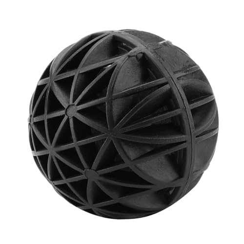 Pretfy Biochemischer Ball Bio -poröser Filter, Aquarium -Teichfiltermaterial, Leichtes Gewicht, Einfaches Tragen, Marine Süßwasserfischtank Teichaquarium, Schwarze 50pcs (46 mm mit Baumwolle) von Pretfy