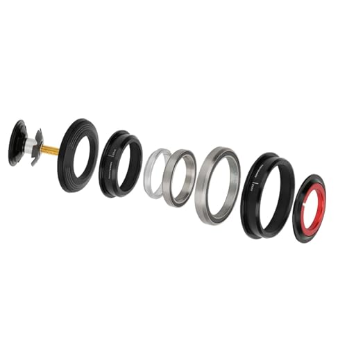 Pretfy CNC ZS44 Advanced Device Installieren Sie Fahrrad- und Headset Alu Taper Legierung mit Externem Lagerrad Wunderbarer Zweck Korrosion Easy Aluminium Double von Pretfy