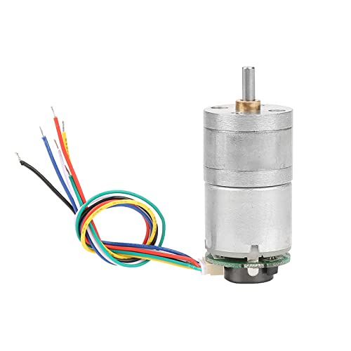 Pretfy DC -Encoder Metall Essential Teile Reduktion Öffner Drahttür Tiefe Fenster Großes Gang für Geschwindigkeitskraft - Essentialer Ersatzteil (DC12 100 U/min) von Pretfy