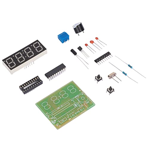 Pretfy Digitale Clock -Kits, Electronic Loding Clocks Kit mit Zweiter Korrekturfunktion für Schulen von Pretfy