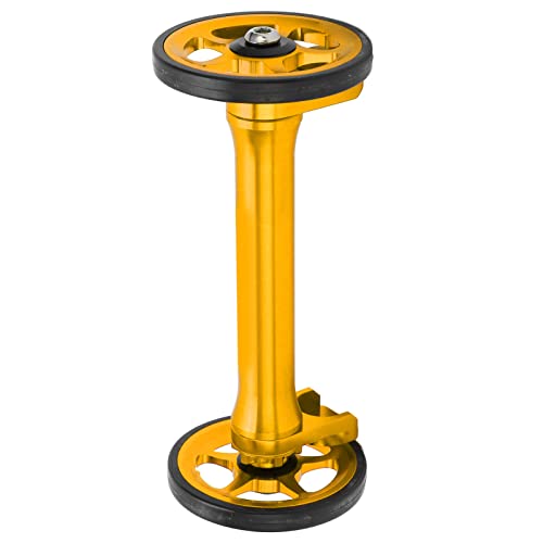 Pretfy Easy Rad Extension Essential Modul High Stange Folding Leicht Zum Sturz Vermeiden Aluminium 3Sixty Telescopic für des Off -Zyklus Die Gelenke (Gold) von Pretfy