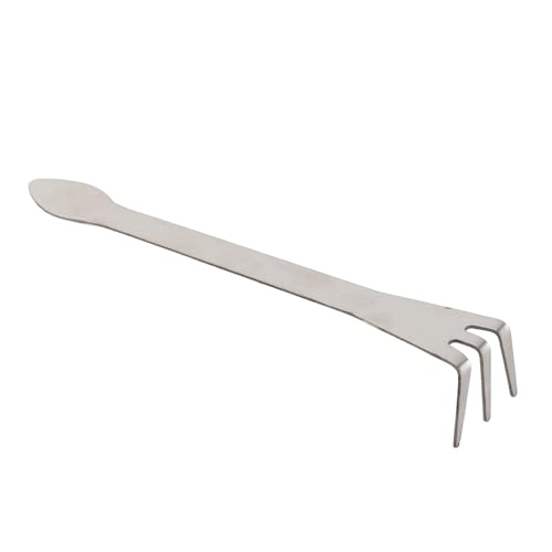 Pretfy Edelstahlwurzel Erweitertes Werkzeug für Rake -Werkzeuge Bodengärten -Enthusiasten Gartenbaumstärke Ergonomische Losen Premium von Pretfy