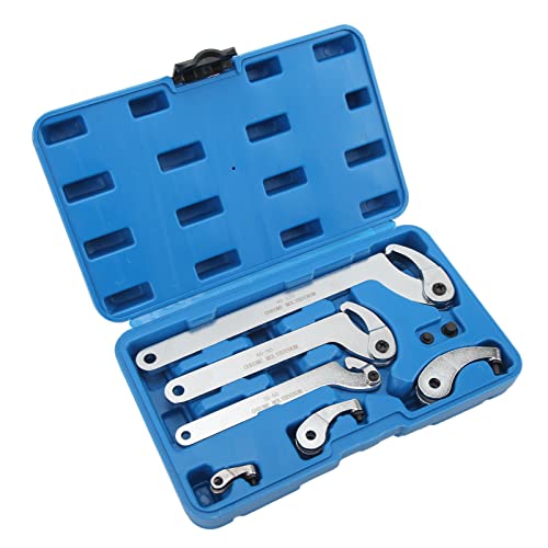 Pretfy Einstellbarer Hakenstiftschlüssel Set 6 Stcs - Chrommolybdänstahl für Motorrad- und Dirtradaufhängung Pretfy Einstellbarer Hakenstiftschlüssel Set 6 Stcs - Chrommolybdänstahl für Motorrad- und Dirtradaufhängung von Pretfy