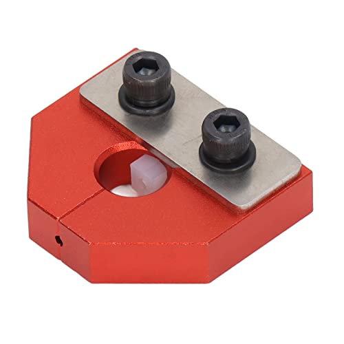 Pretfy Filamentschweißerverbinder Vielseitig Teil 75 Mm Drucker Aluminium 3D für Zubehör -Legierungssensor - Optimiert für Maximale Effizienz (Rot) von Pretfy
