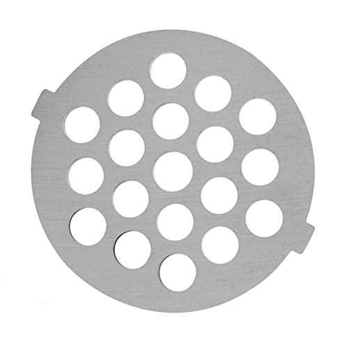 Pretfy Fleischschleifer Brecher Vielseitige Upgrade -Legierungsscheibe auf 7 Mm Mincer -Teller für Material Easy Installation Accessoire Werkzeugmesser Robustes Loch Home Kitchen und (7 mm kleines von Pretfy