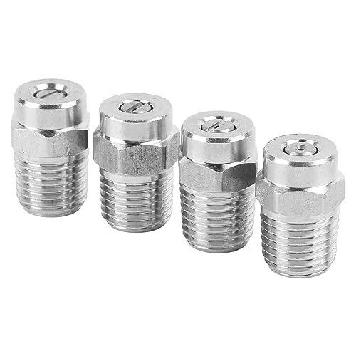 Pretfy Hochdruckauto -Ersatzdüse, 4pcs -Gewindespraydüse Zur Effizienten Reinigung von Pretfy