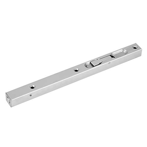 Pretfy Home Gate Door Sicherheitsbeamter - 304 Edelstahl Flush Latch Screw/Fastener Schlittenschloss (10-Zoll 304 gebürstetes Draht (nicht transparent) von Pretfy