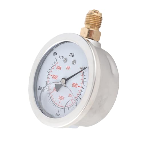 Pretfy Hydraulik -Druckmesser Universal -Werkzeug 400 Bunde Luft Trage Gewinde Clear 5800psi Manometer Verbindungsgröße Pretfy Hydraulik -Druckmesser Universal -Werkzeug 400 Bunde Luft Trage Gewinde Clear 5800psi Manometer Verbindungsgröße von Pretfy