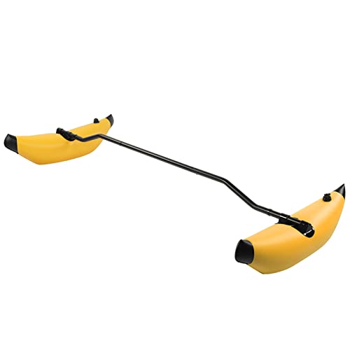 Pretfy Kayak -Ausleger Stabilisator Robustes Werkzeug Schweben und Anzug Installieren Sie das Ausgleich von Hoher Aufblasbarer PVC -Kit Stabilitäts Kanu Stehendes Boot Tragbar für Easy (Gelb) von Pretfy