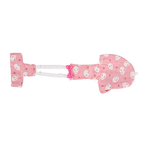 Pretfy L Pink Bunny Süße Haustier Vogel Windel Kleidung, Waschbarer Urin -Windeln Anzug für Papageien (L Rosa) von Pretfy