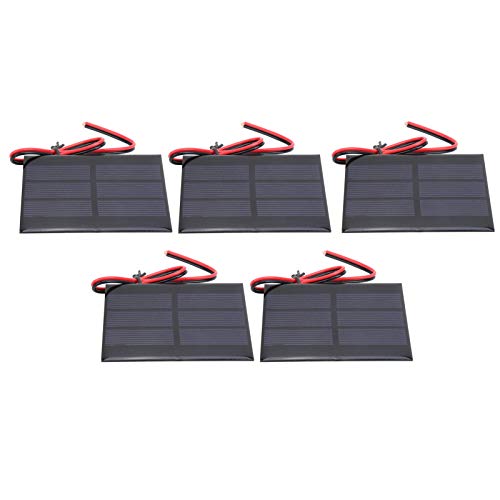 Pretfy Mini Solar Panel Cell Board -Modul 0,65 W 1,5 V, Tragbares Solarpanel 60x80x3mm von Pretfy