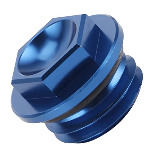 Pretfy Ölfüllerkappe Essential Gerät CNC 2015 Tank Leichtes Gewicht 2011 Robus Schraube Husaberg Fit TC Simple TE 85 125 Mount 501 300 Aluminium Fe 250 Motorabdeckung (Blau) von Pretfy
