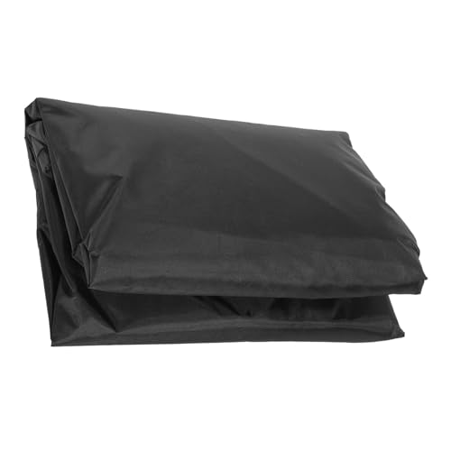 Pretfy Outdoor Quadratisch Regenproofer Oberen Accessoire 190t Kleine Federn Universal Protector Easy Bad Installation Saisons Deckkappe Badewanne Silber Falten (Schwarz) von Pretfy