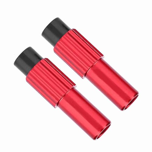 Pretfy Pair Bike Brems Professional Modul Gear Shift Housing Housing Reglers Cap Adjuster -Kabelanschluss - Optimiert für Maximale Effizienz (Rot) von Pretfy