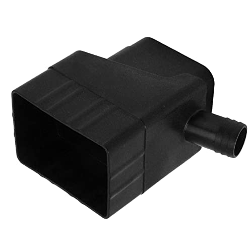 Pretfy Regenwassersammelsystem - Downspout -Diverter Kit für Garten und Regenfassernte Im Freien (Schwarz) von Pretfy