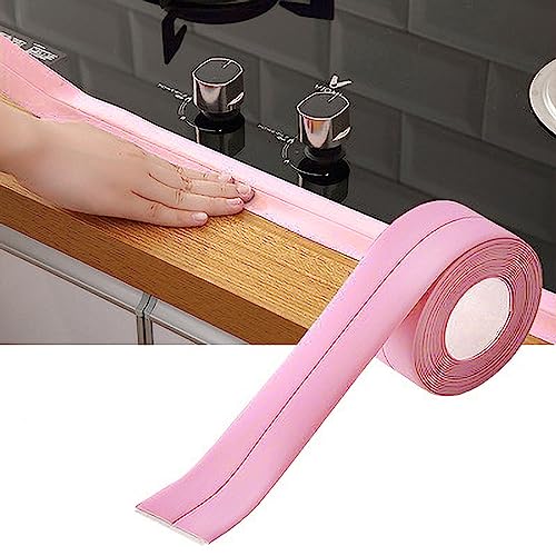 Pretfy Selbstkleber PVC Professioneller Modul Beschützer Schnelles Cantking mit Waschbecken für Streifen und Dekorative (Rosa.) von Pretfy