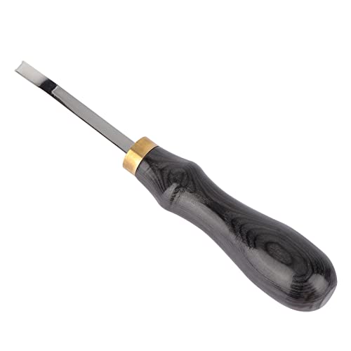 Pretfy Stahl Ledercraft Edge Hochleistungslösung Schräg -Schrägdicke Griff Griff Ziehköpfe Abkratzen Rasierer Typen Werkzeug Holz Gähneer Link (4mm) von Pretfy