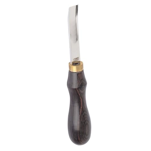Pretfy Stahl Ledercraft Edge Hochleistungslösung Schräg -Schrägdicke Griff Griff Ziehköpfe Abkratzen Rasierer Typen Werkzeug Holz Gähneer Link (Schwarz 10 mm) von Pretfy
